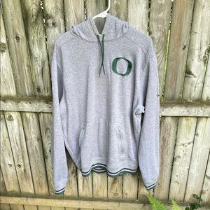 Nike Oregon Hoodie NCAA Duck Cotton-blend Green O Logo Swoosh kangaroo pocket XL